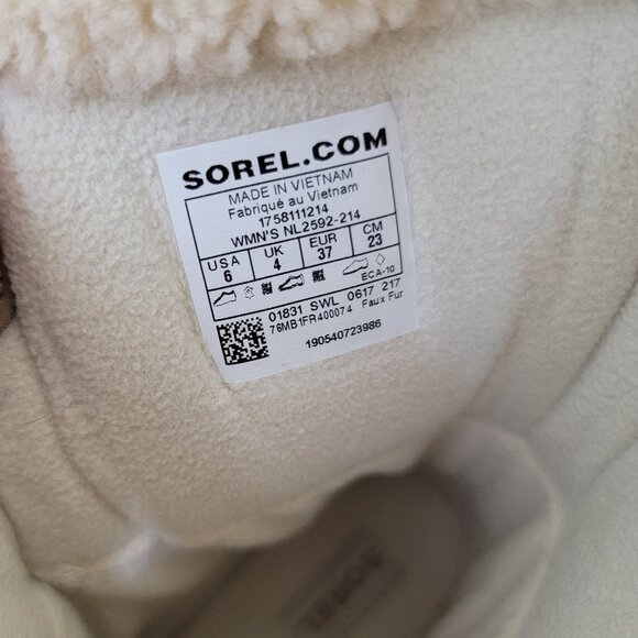 Sorel Tofino II Holiday Snow Boots Winter Tan Insulated Size 6 - Picture 12 of 16